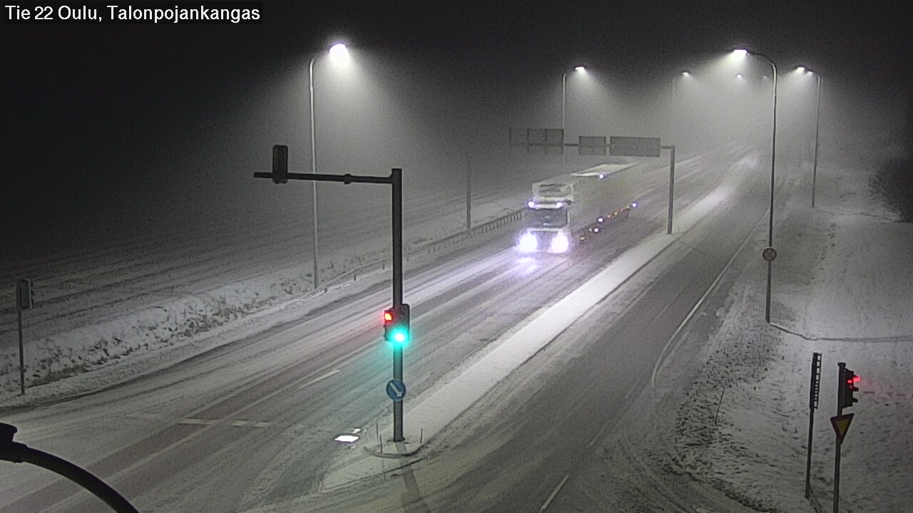 Weather Camera Image Väg 22 Oulu Heikkilänkangas, Oulu, Pohjois-Pohjanmaa