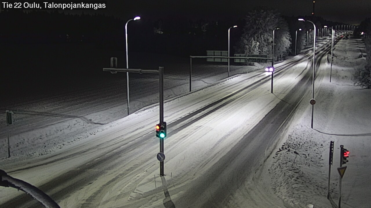 Weather Camera Image Väg 22 Oulu Heikkilänkangas, Oulu, Pohjois-Pohjanmaa