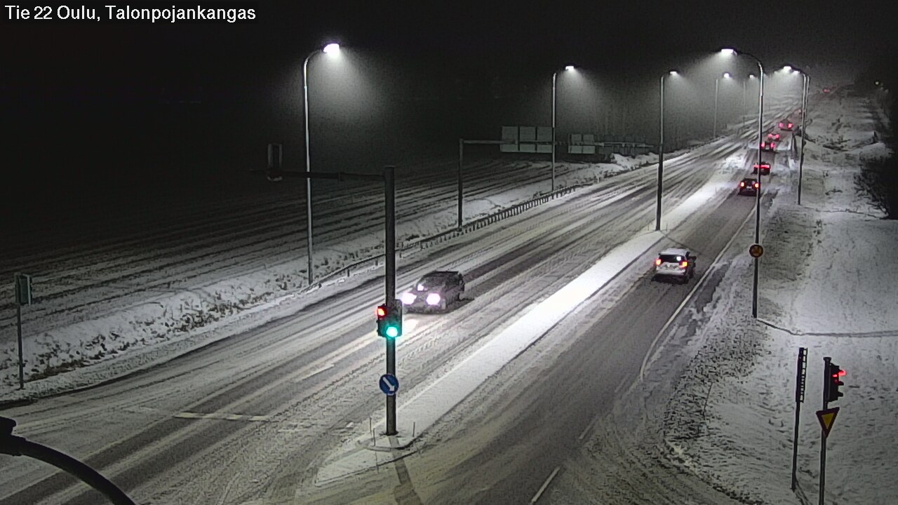 Weather Camera Image Väg 22 Oulu Heikkilänkangas, Oulu, Pohjois-Pohjanmaa
