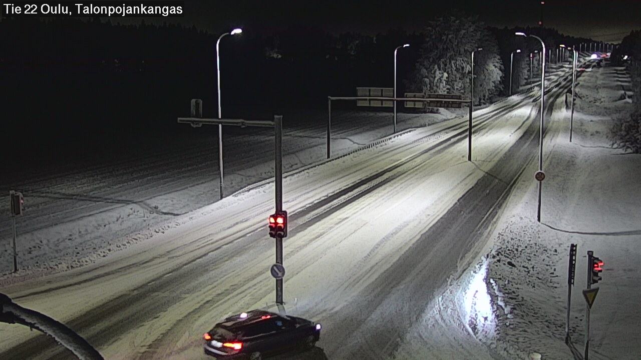 Weather Camera Image Väg 22 Oulu Heikkilänkangas, Oulu, Pohjois-Pohjanmaa
