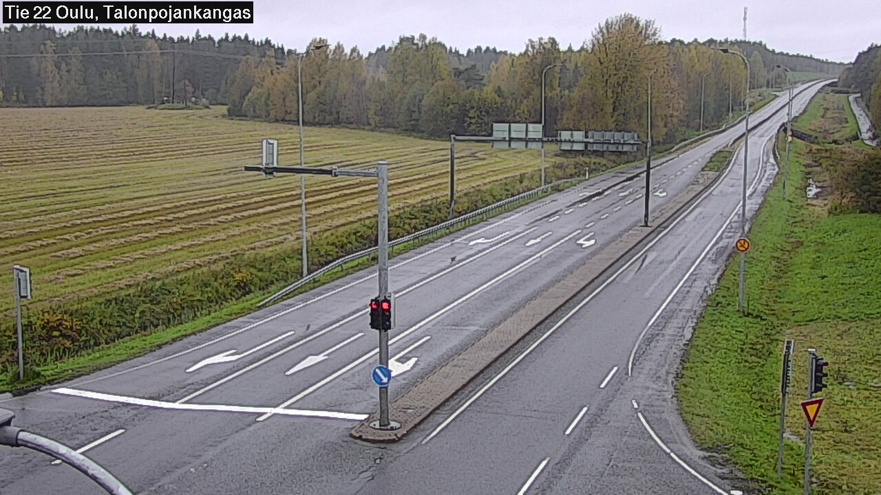 Weather Camera Image Road 22 Oulu Heikkilänkangas, Oulu, Pohjois-Pohjanmaa