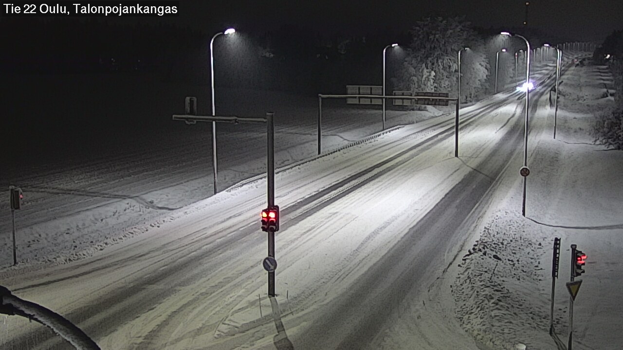 Weather Camera Image Väg 22 Oulu Heikkilänkangas, Oulu, Pohjois-Pohjanmaa