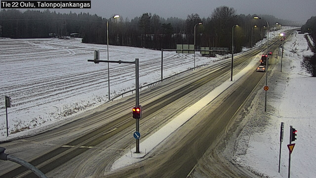 Weather Camera Image Väg 22 Oulu Heikkilänkangas, Oulu, Pohjois-Pohjanmaa