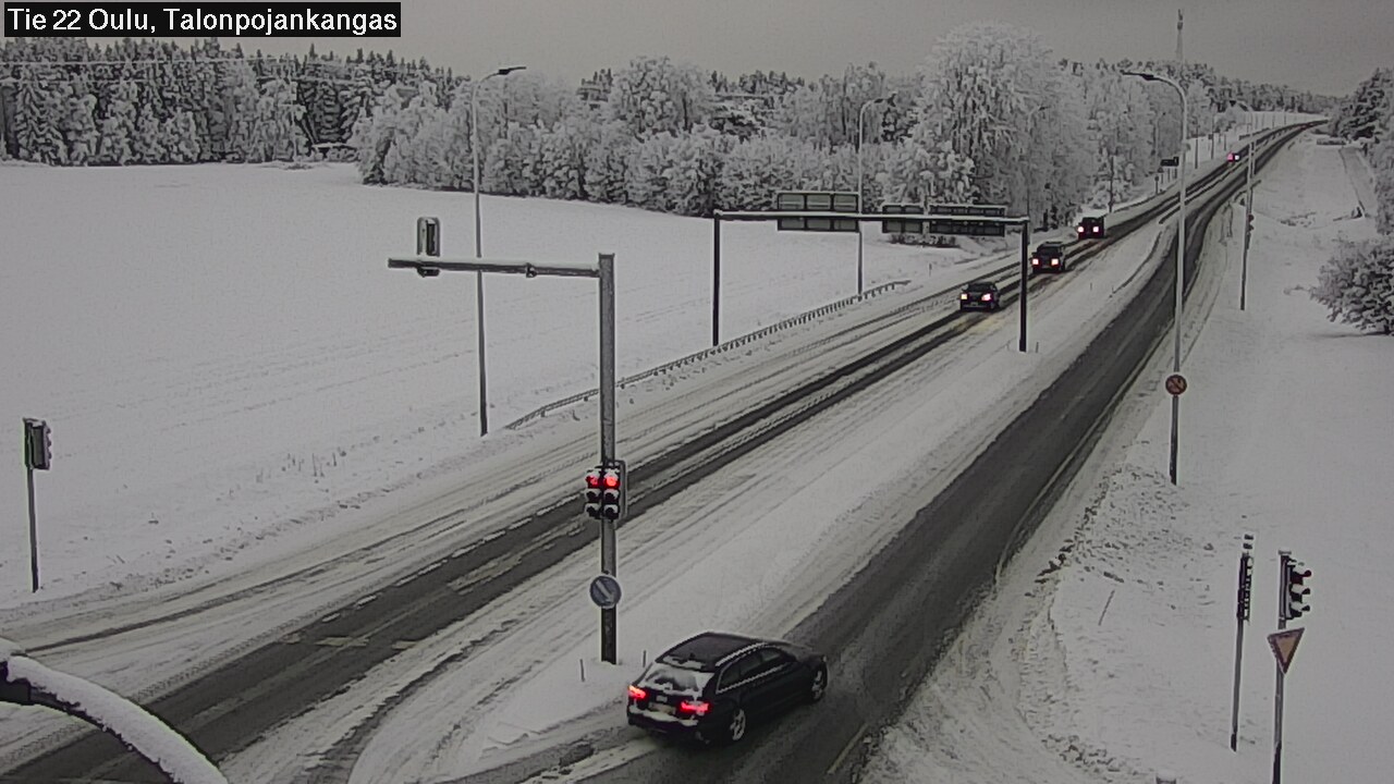 Weather Camera Image Väg 22 Oulu Heikkilänkangas, Oulu, Pohjois-Pohjanmaa
