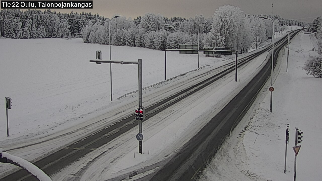 Weather Camera Image Väg 22 Oulu Heikkilänkangas, Oulu, Pohjois-Pohjanmaa