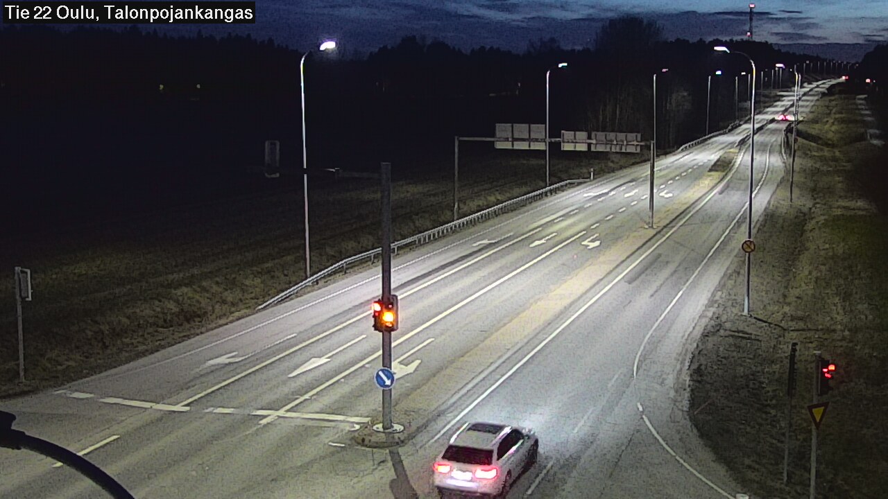 Weather Camera Image Väg 22 Oulu Heikkilänkangas, Oulu, Pohjois-Pohjanmaa
