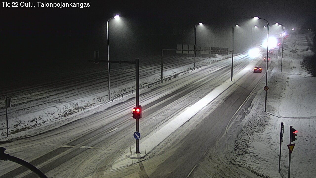 Weather Camera Image Väg 22 Oulu Heikkilänkangas, Oulu, Pohjois-Pohjanmaa