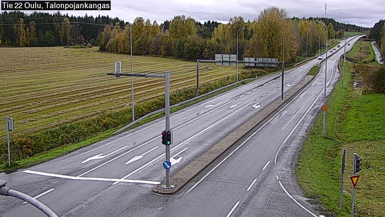 Weather Camera Image Road 22 Oulu Heikkilänkangas, Oulu, Pohjois-Pohjanmaa