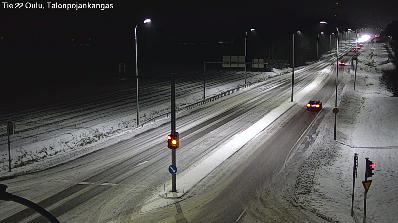 Weather Camera Image Väg 22 Oulu Heikkilänkangas, Oulu, Pohjois-Pohjanmaa