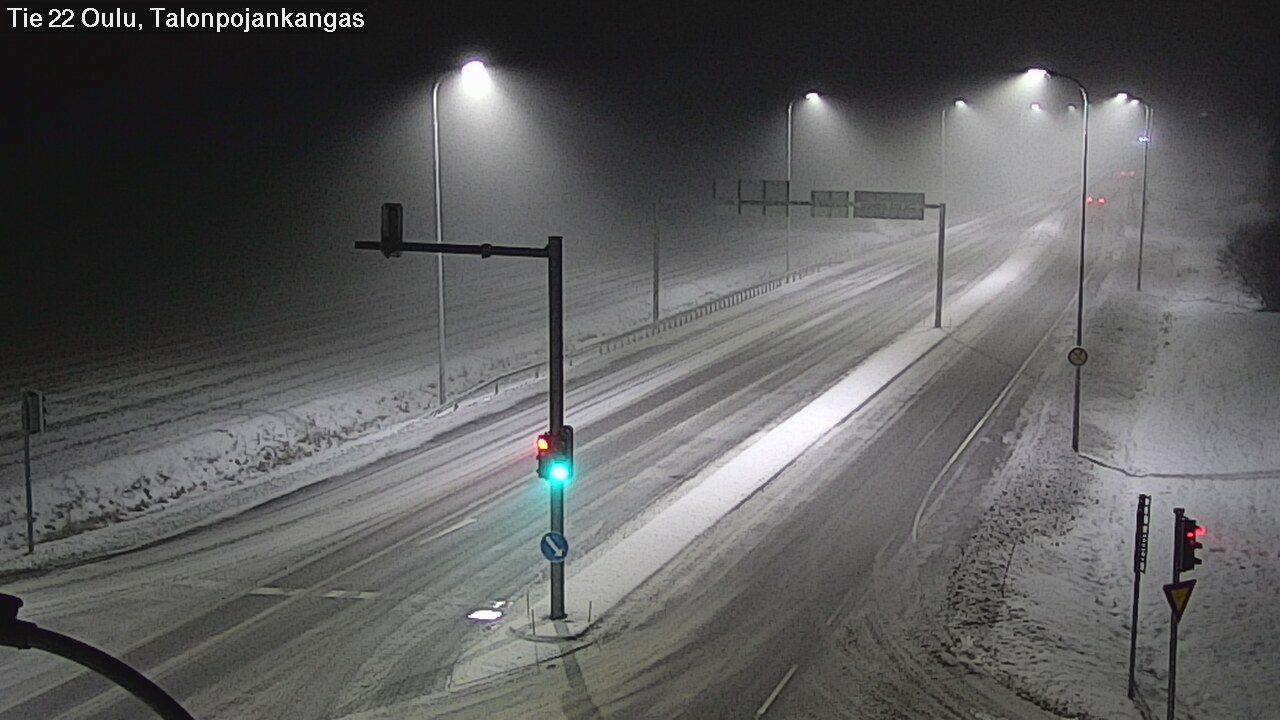 Weather Camera Image Väg 22 Oulu Heikkilänkangas, Oulu, Pohjois-Pohjanmaa