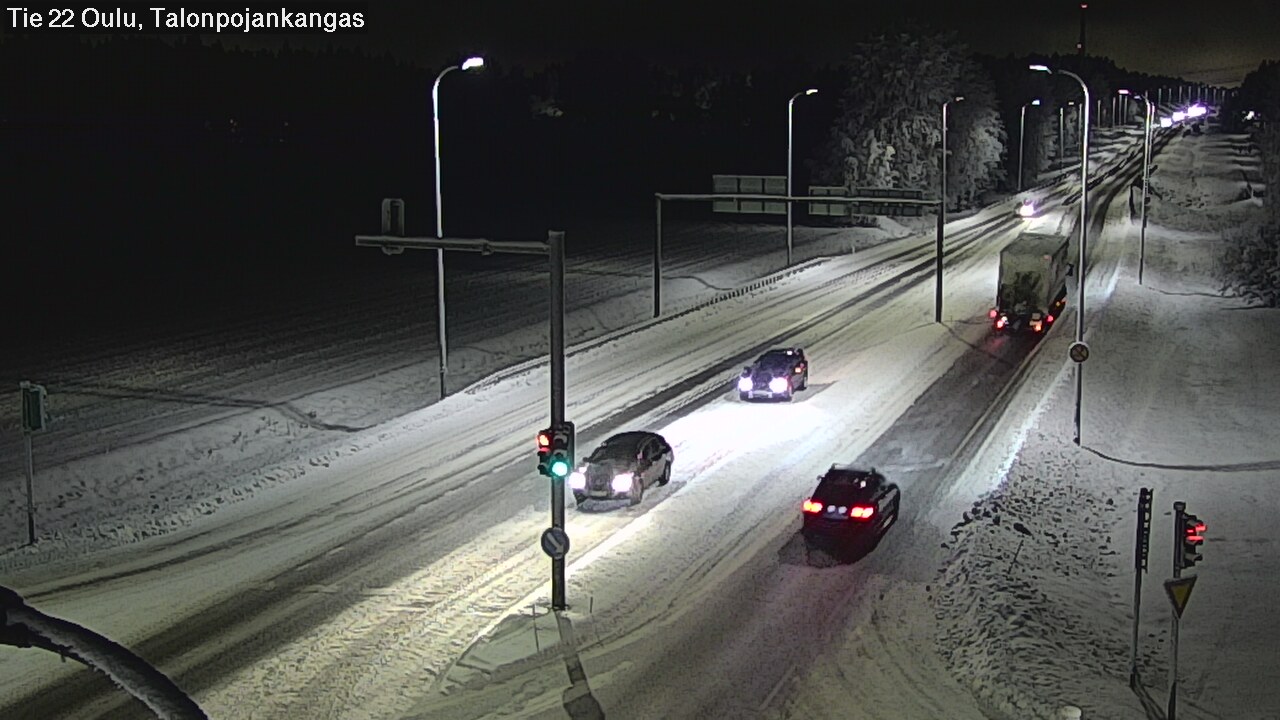 Weather Camera Image Väg 22 Oulu Heikkilänkangas, Oulu, Pohjois-Pohjanmaa
