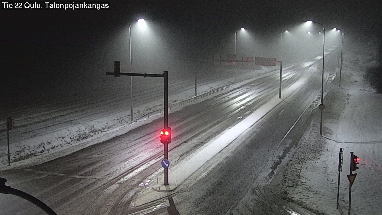 Weather Camera Image Väg 22 Oulu Heikkilänkangas, Oulu, Pohjois-Pohjanmaa
