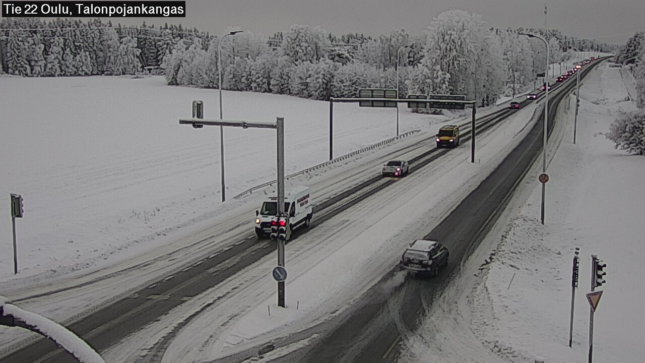 Weather Camera Image Väg 22 Oulu Heikkilänkangas, Oulu, Pohjois-Pohjanmaa