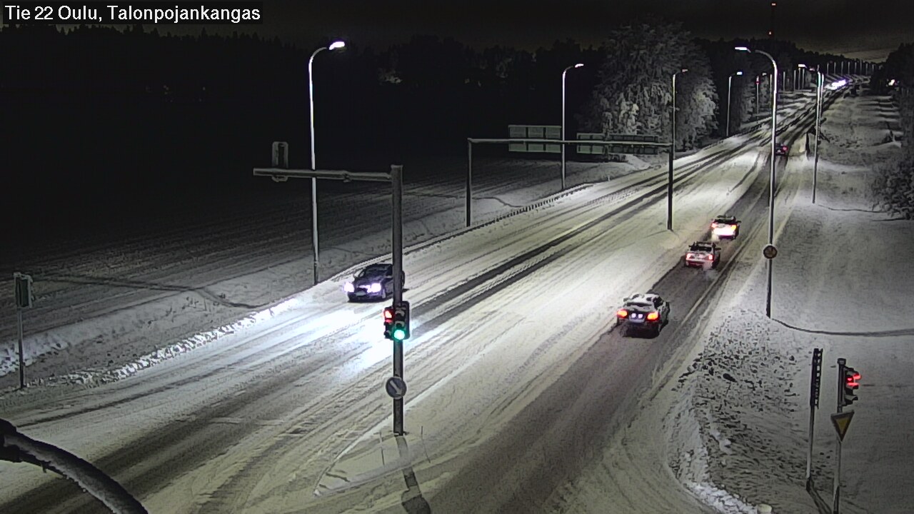 Weather Camera Image Väg 22 Oulu Heikkilänkangas, Oulu, Pohjois-Pohjanmaa