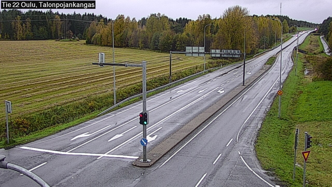 Weather Camera Image Road 22 Oulu Heikkilänkangas, Oulu, Pohjois-Pohjanmaa