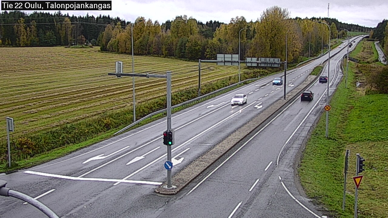 Weather Camera Image Road 22 Oulu Heikkilänkangas, Oulu, Pohjois-Pohjanmaa
