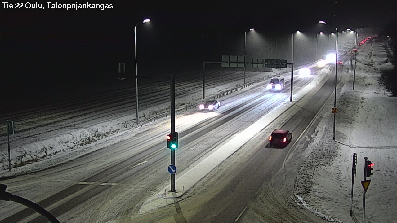 Weather Camera Image Väg 22 Oulu Heikkilänkangas, Oulu, Pohjois-Pohjanmaa