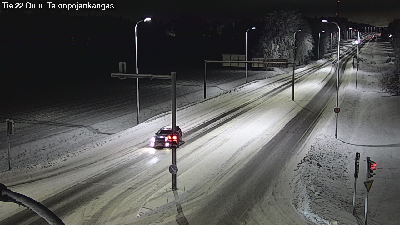 Weather Camera Image Väg 22 Oulu Heikkilänkangas, Oulu, Pohjois-Pohjanmaa