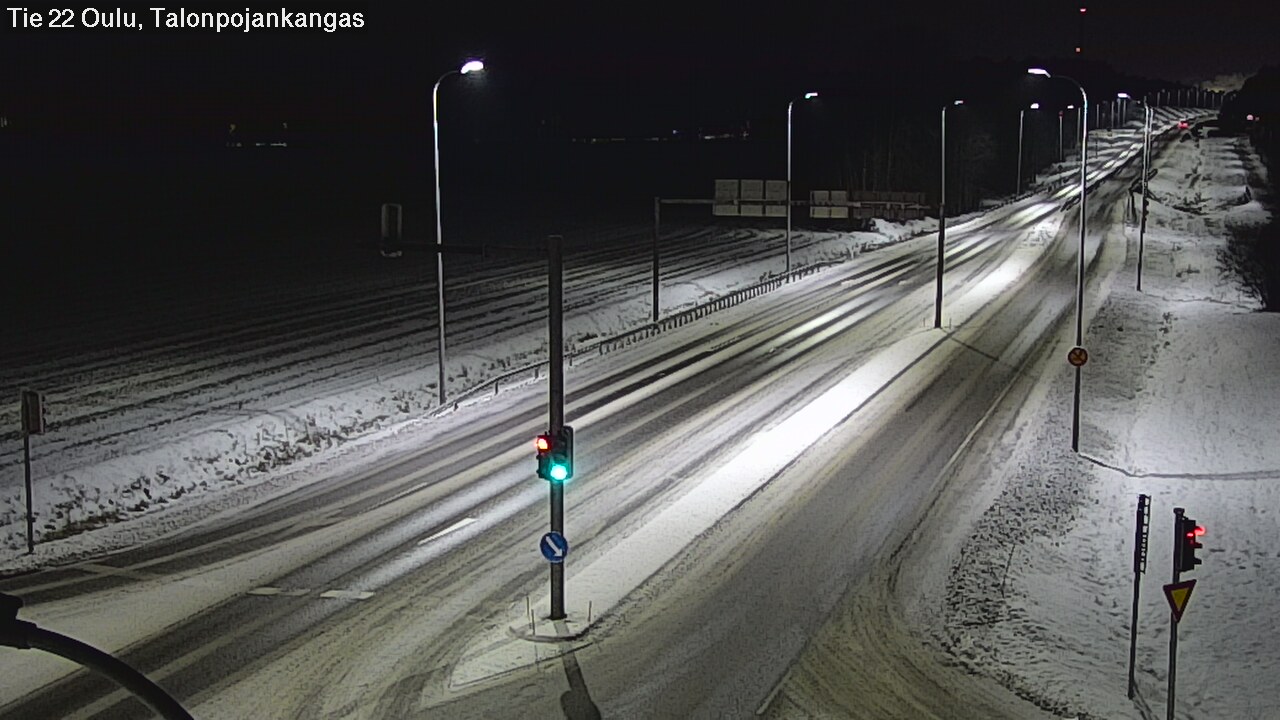 Weather Camera Image Road 22 Oulu Heikkilänkangas, Oulu, Pohjois-Pohjanmaa