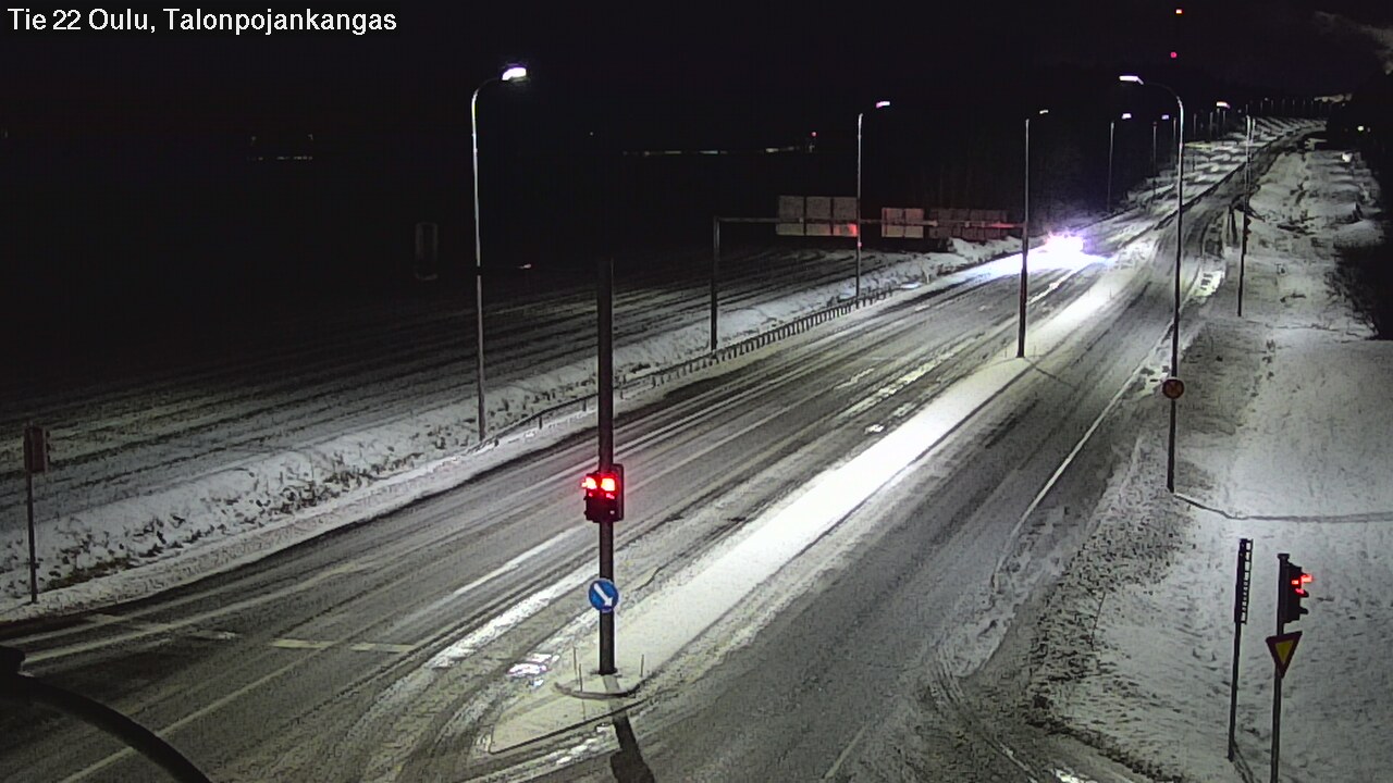 Weather Camera Image Väg 22 Oulu Heikkilänkangas, Oulu, Pohjois-Pohjanmaa