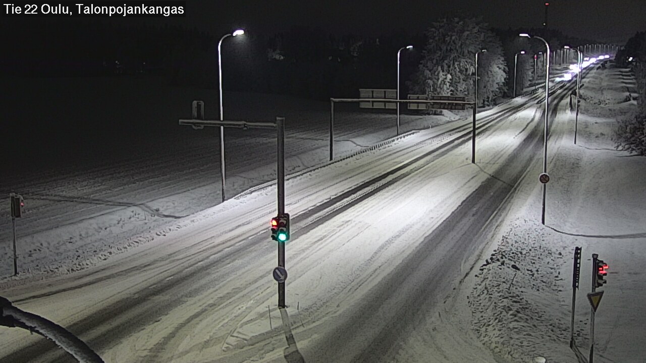 Weather Camera Image Väg 22 Oulu Heikkilänkangas, Oulu, Pohjois-Pohjanmaa