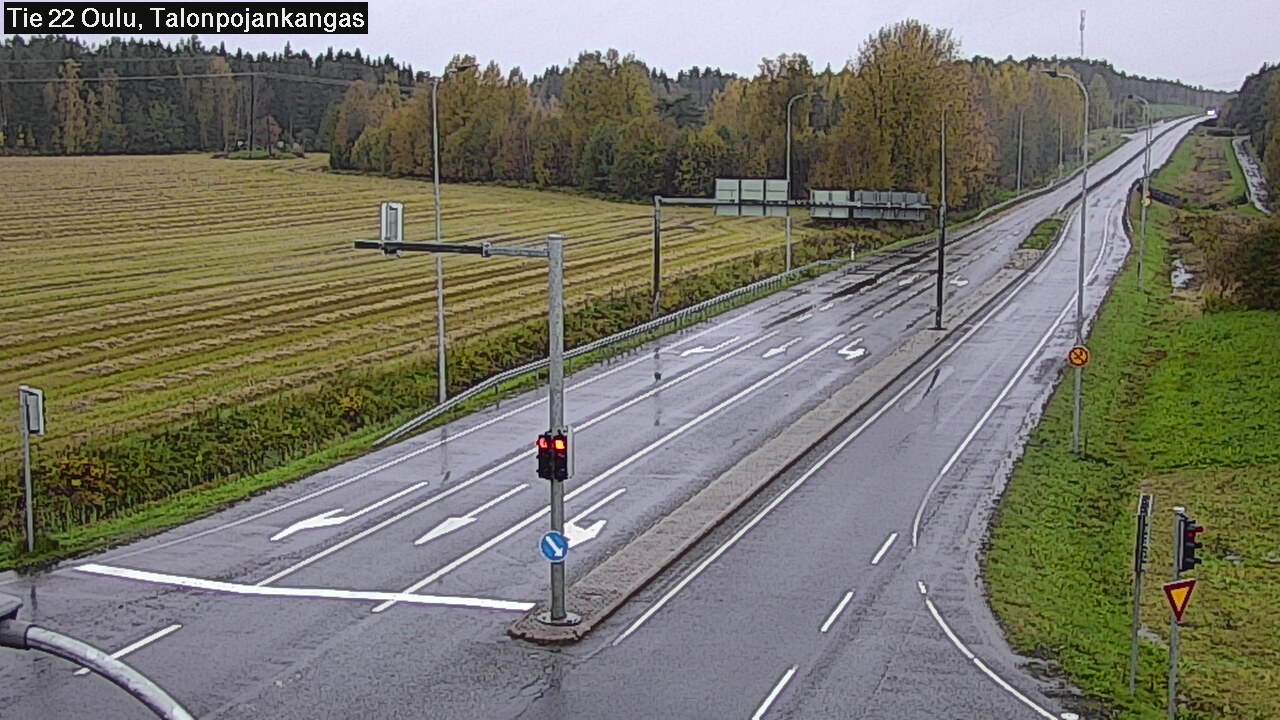 Weather Camera Image Road 22 Oulu Heikkilänkangas, Oulu, Pohjois-Pohjanmaa