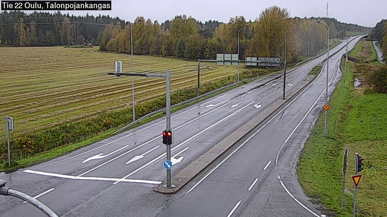 Weather Camera Image Road 22 Oulu Heikkilänkangas, Oulu, Pohjois-Pohjanmaa