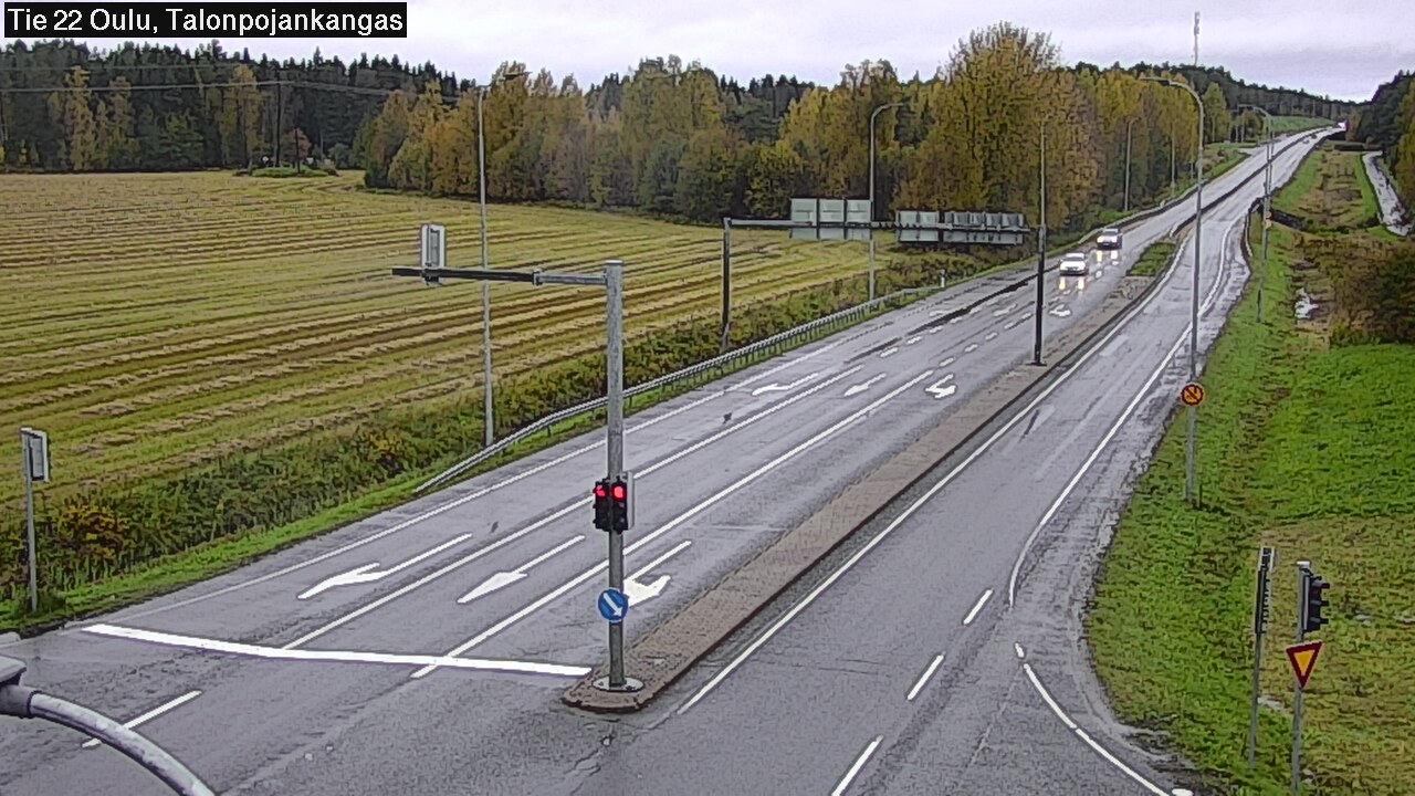 Weather Camera Image Road 22 Oulu Heikkilänkangas, Oulu, Pohjois-Pohjanmaa