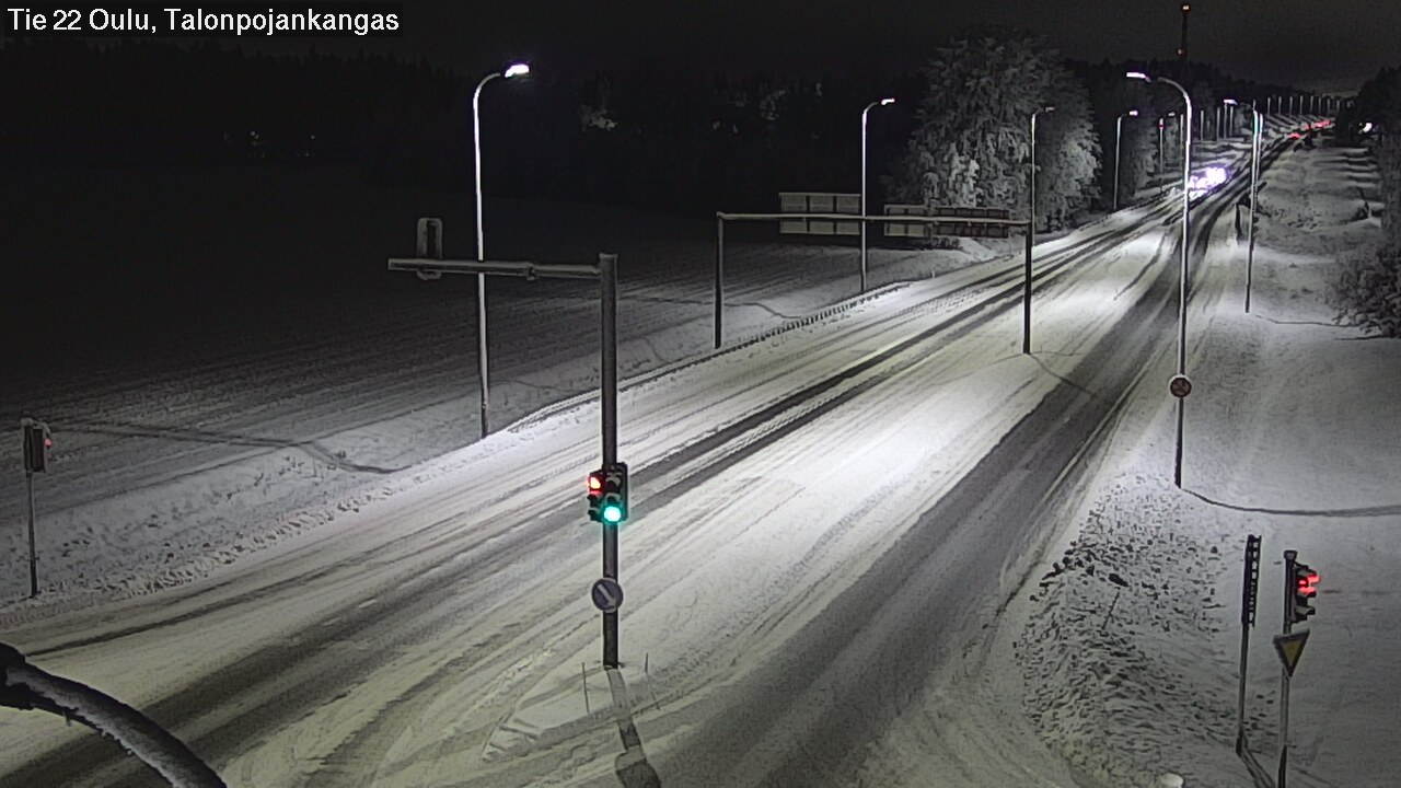Weather Camera Image Väg 22 Oulu Heikkilänkangas, Oulu, Pohjois-Pohjanmaa