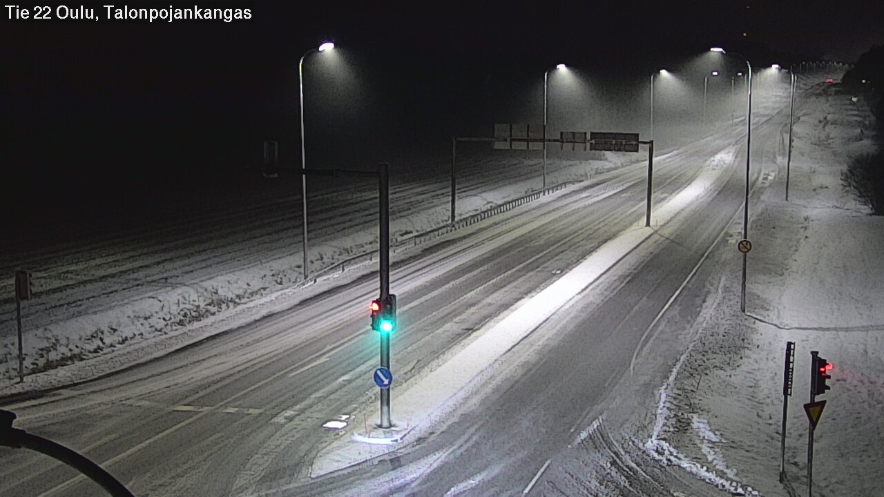 Weather Camera Image Väg 22 Oulu Heikkilänkangas, Oulu, Pohjois-Pohjanmaa