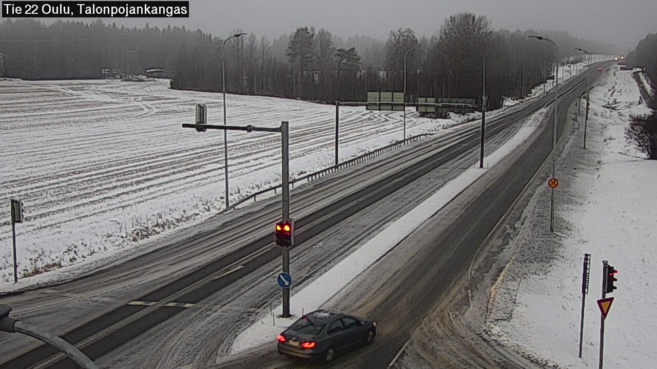 Weather Camera Image Väg 22 Oulu Heikkilänkangas, Oulu, Pohjois-Pohjanmaa