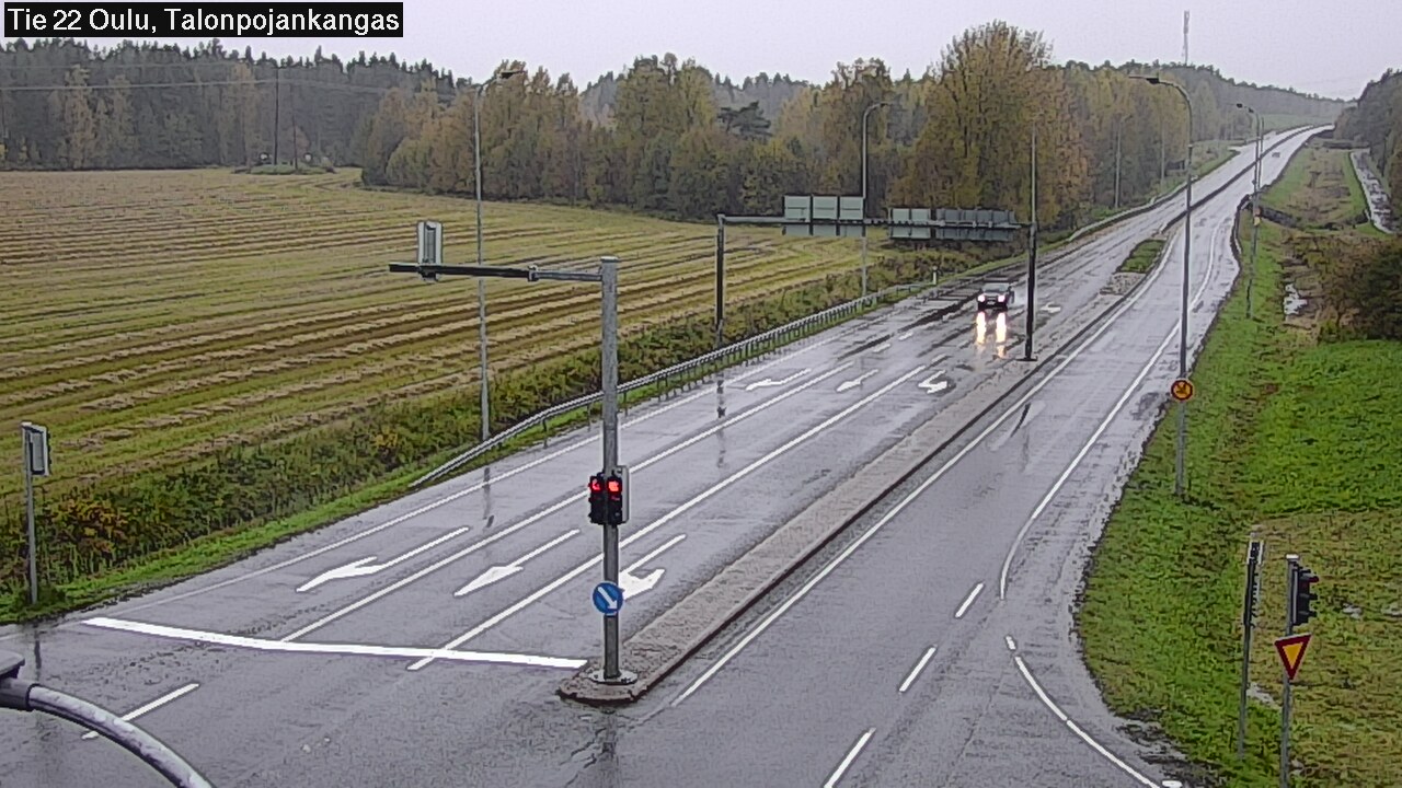 Weather Camera Image Road 22 Oulu Heikkilänkangas, Oulu, Pohjois-Pohjanmaa