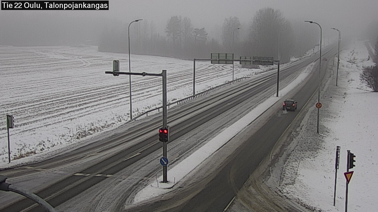 Weather Camera Image Väg 22 Oulu Heikkilänkangas, Oulu, Pohjois-Pohjanmaa
