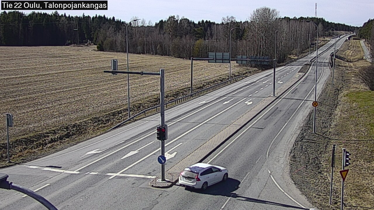 Weather Camera Image Väg 22 Oulu Heikkilänkangas, Oulu, Pohjois-Pohjanmaa