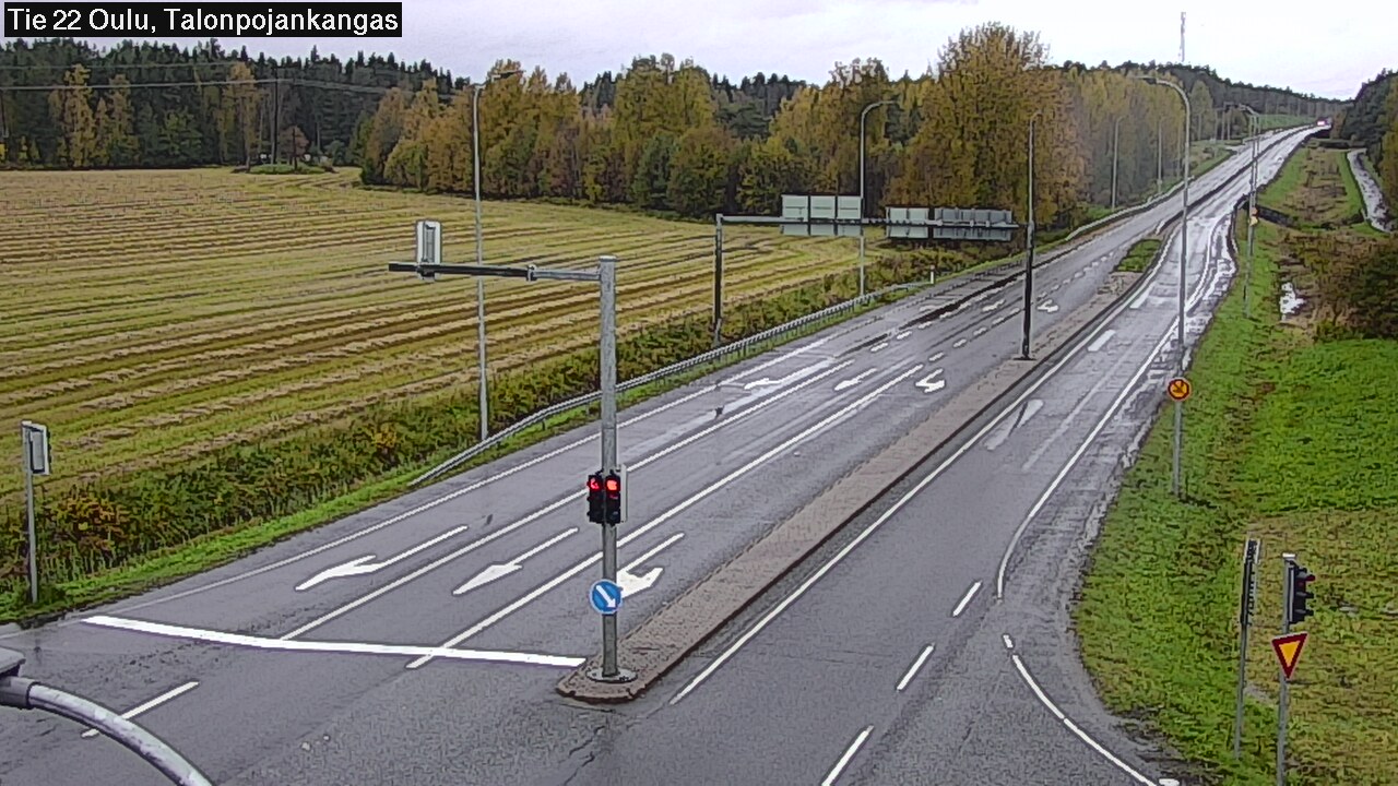 Weather Camera Image Road 22 Oulu Heikkilänkangas, Oulu, Pohjois-Pohjanmaa