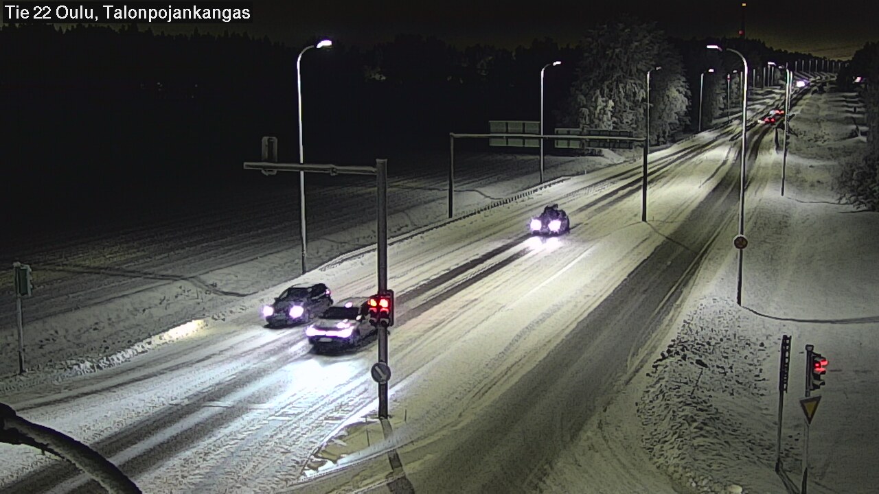 Weather Camera Image Väg 22 Oulu Heikkilänkangas, Oulu, Pohjois-Pohjanmaa