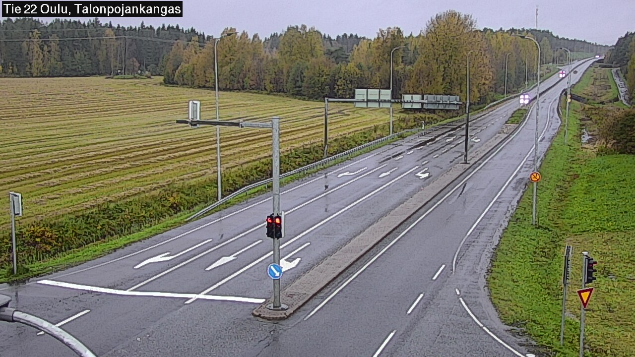 Weather Camera Image Road 22 Oulu Heikkilänkangas, Oulu, Pohjois-Pohjanmaa