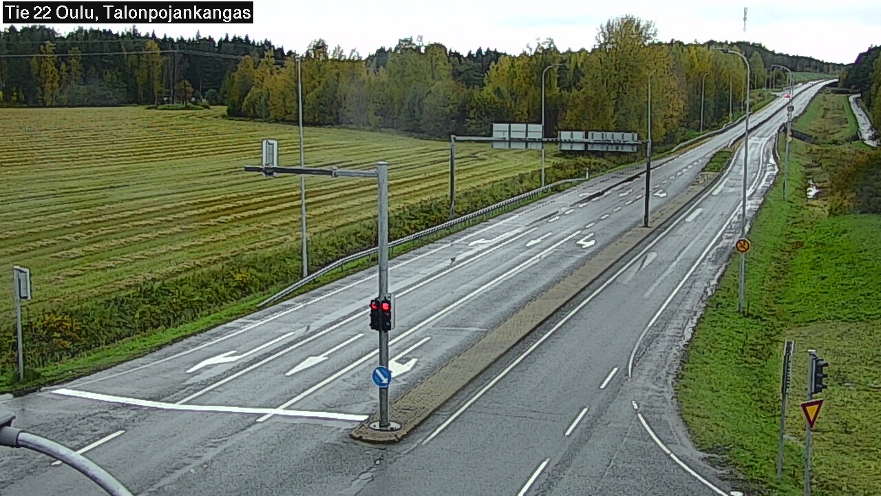 Weather Camera Image Road 22 Oulu Heikkilänkangas, Oulu, Pohjois-Pohjanmaa