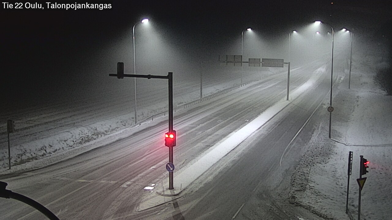 Weather Camera Image Väg 22 Oulu Heikkilänkangas, Oulu, Pohjois-Pohjanmaa