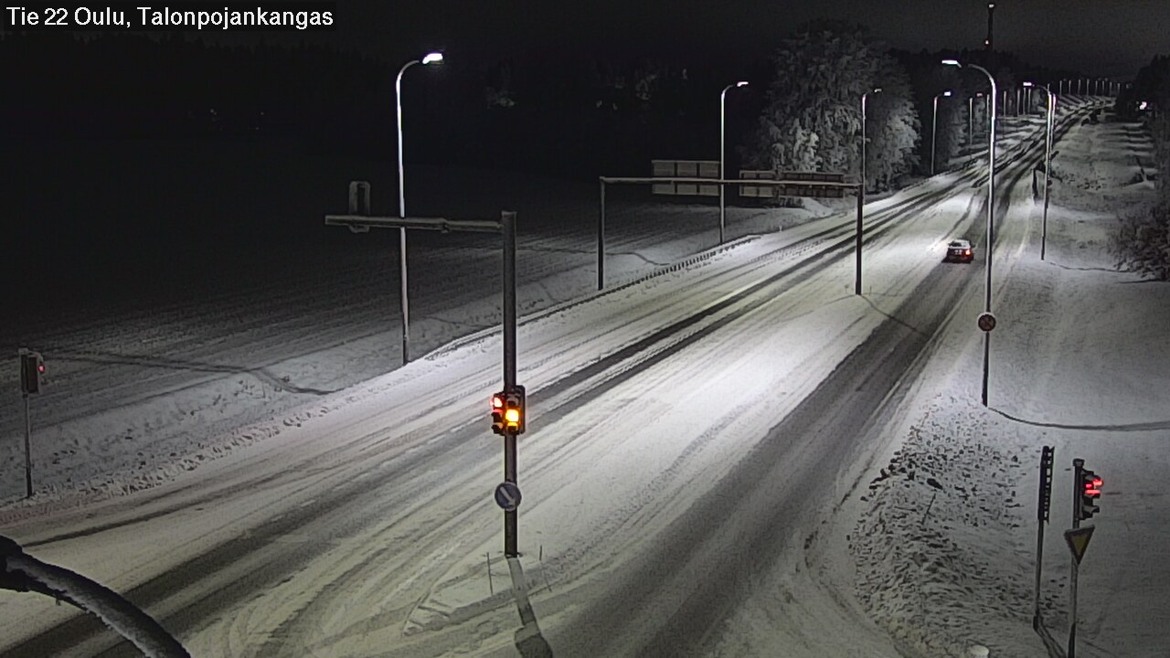 Weather Camera Image Väg 22 Oulu Heikkilänkangas, Oulu, Pohjois-Pohjanmaa