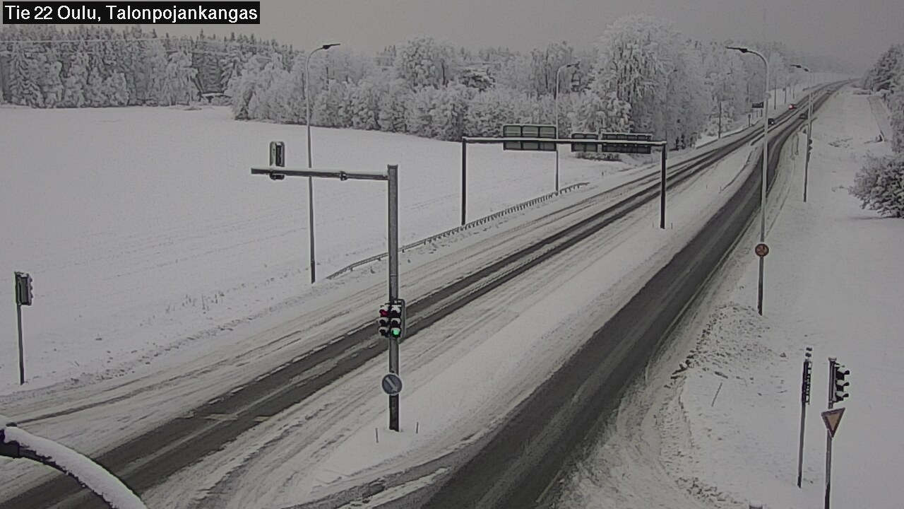 Weather Camera Image Väg 22 Oulu Heikkilänkangas, Oulu, Pohjois-Pohjanmaa