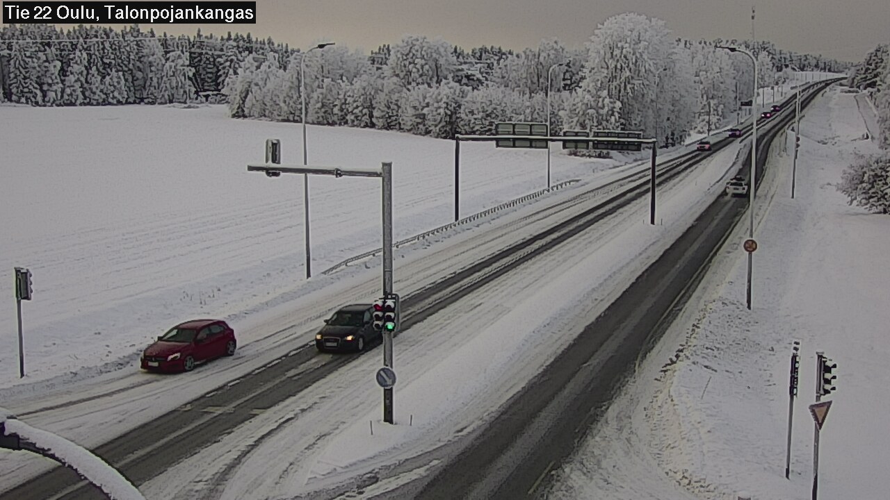 Weather Camera Image Väg 22 Oulu Heikkilänkangas, Oulu, Pohjois-Pohjanmaa