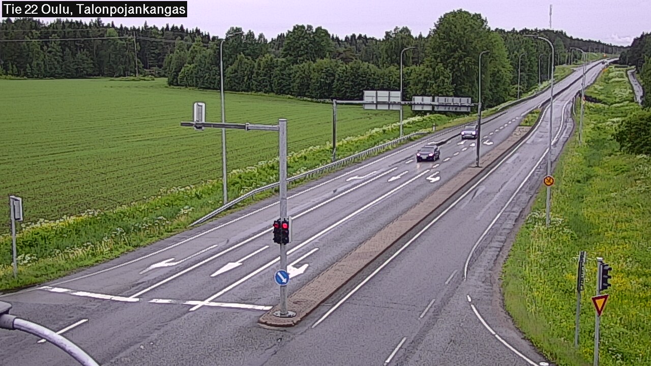Weather Camera Image Väg 22 Oulu Heikkilänkangas, Oulu, Pohjois-Pohjanmaa