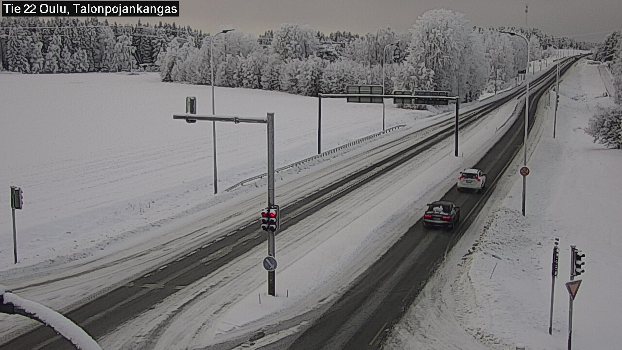 Weather Camera Image Väg 22 Oulu Heikkilänkangas, Oulu, Pohjois-Pohjanmaa