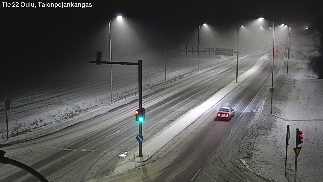 Weather Camera Image Väg 22 Oulu Heikkilänkangas, Oulu, Pohjois-Pohjanmaa