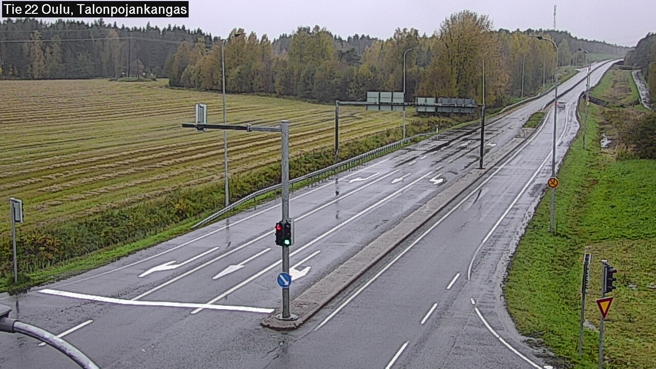 Weather Camera Image Road 22 Oulu Heikkilänkangas, Oulu, Pohjois-Pohjanmaa