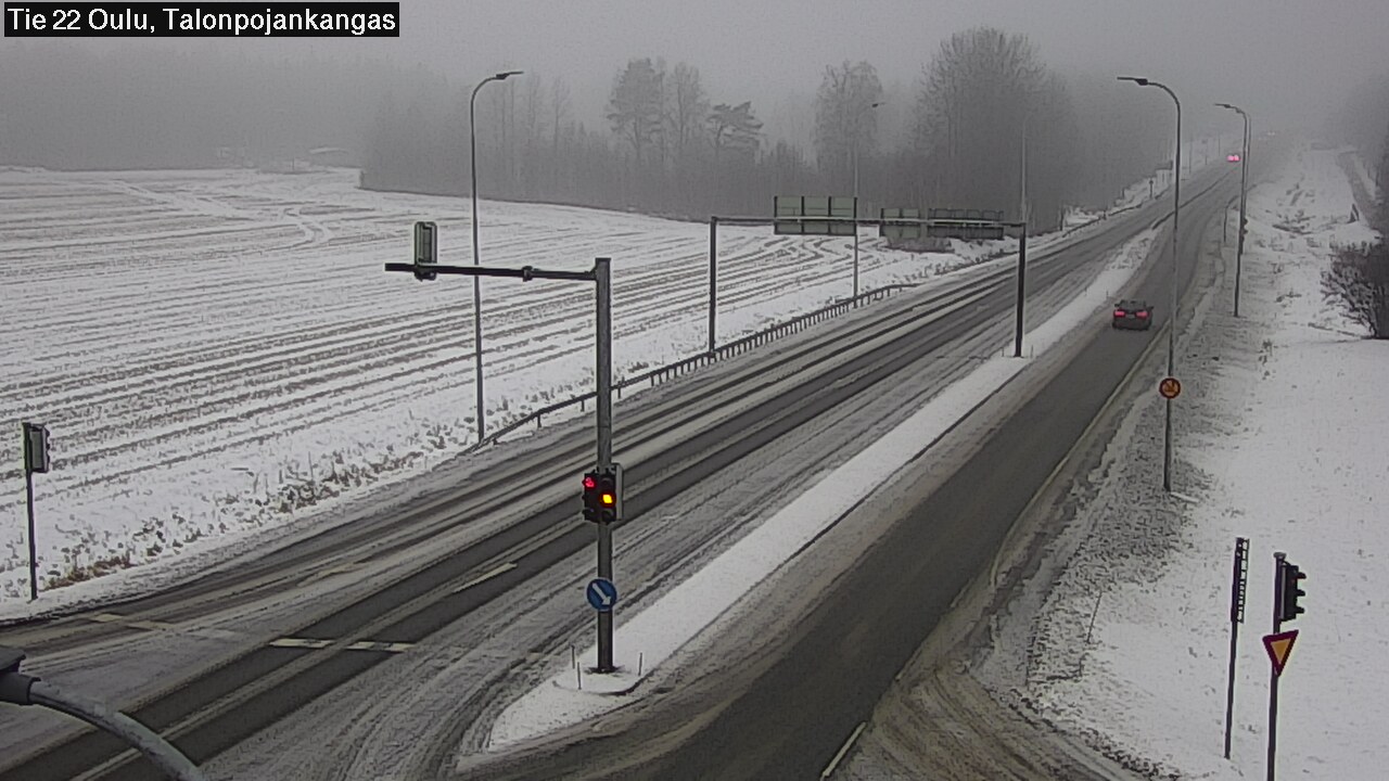 Weather Camera Image Väg 22 Oulu Heikkilänkangas, Oulu, Pohjois-Pohjanmaa