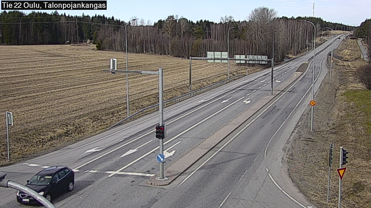 Weather Camera Image Väg 22 Oulu Heikkilänkangas, Oulu, Pohjois-Pohjanmaa