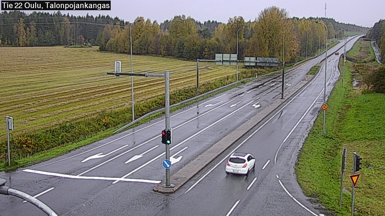 Weather Camera Image Road 22 Oulu Heikkilänkangas, Oulu, Pohjois-Pohjanmaa