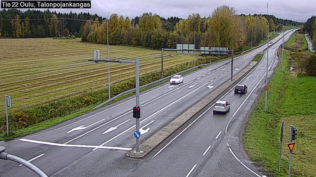 Weather Camera Image Road 22 Oulu Heikkilänkangas, Oulu, Pohjois-Pohjanmaa